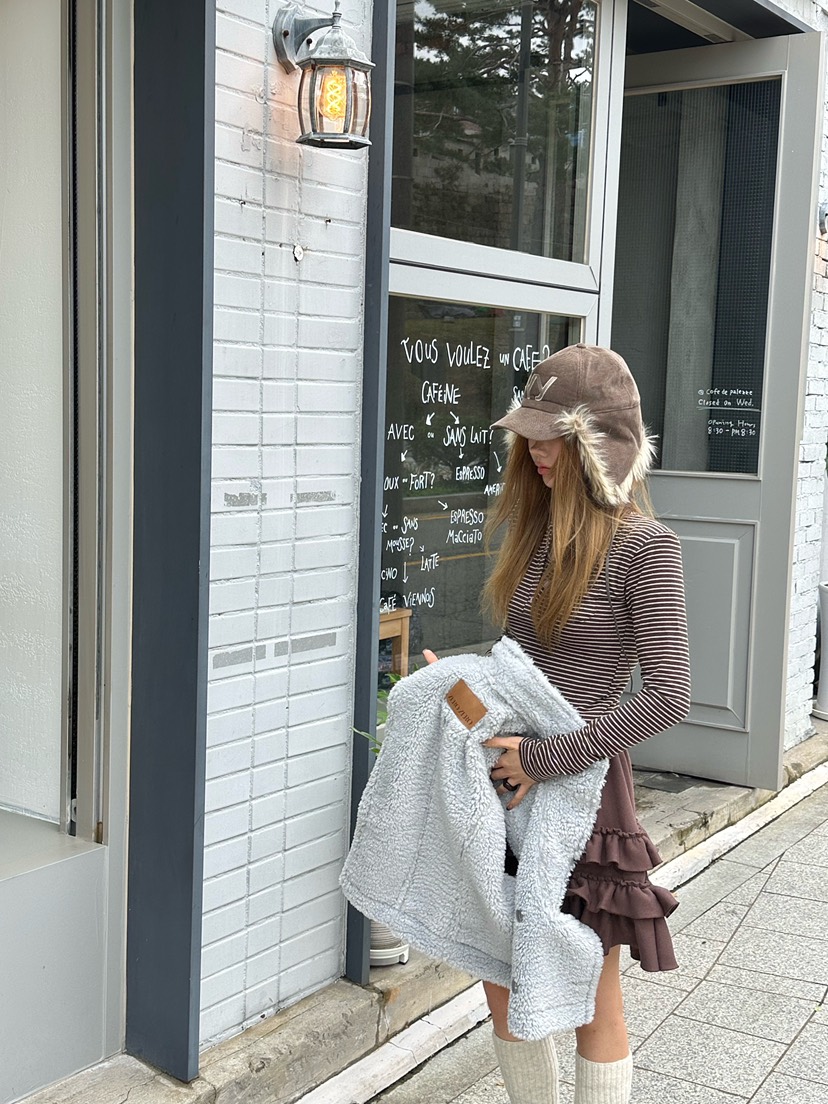 ZEROZERO韓國代購㊣女士新品休閑時尚職業25秋冬推薦馬甲雙面ZEROZERO馬甲