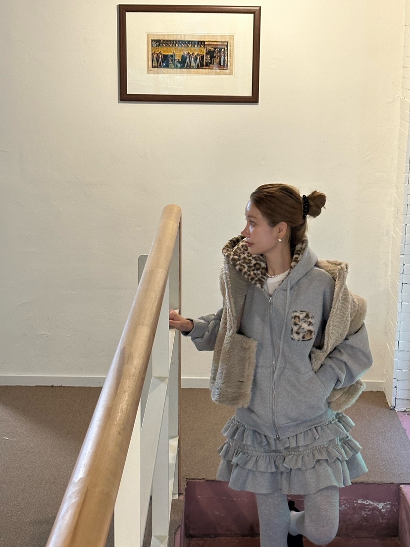ZEROZERO韓國代購㊣女裝新款職業25秋冬真品休閑夾克拉鏈連帽ZEROZERO夾克