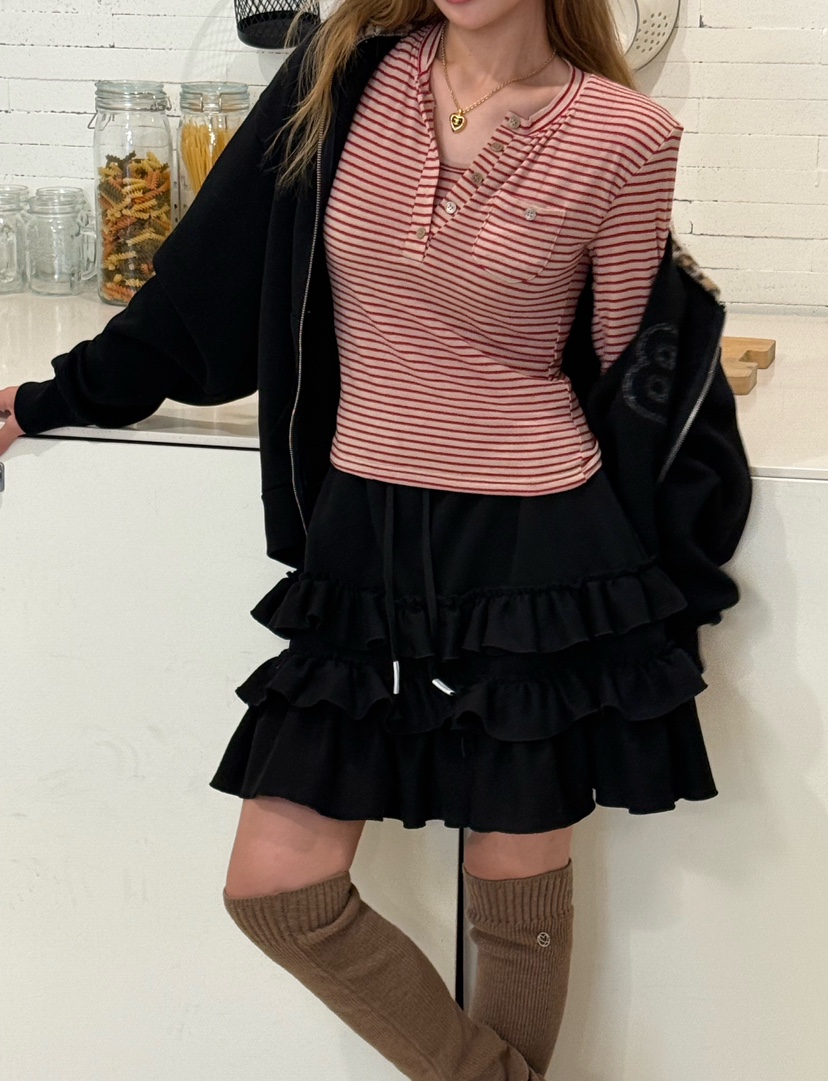 ZEROZERO韓國代購㊣女裝新款職業25秋冬真品休閑夾克拉鏈連帽ZEROZERO夾克