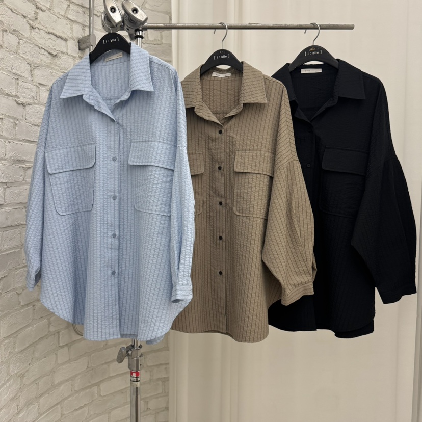I BLLE東大門㊣實拍女裝新品25秋冬時尚推薦熱賣襯衫蕾絲衫I BLLE襯衫/蕾絲衫