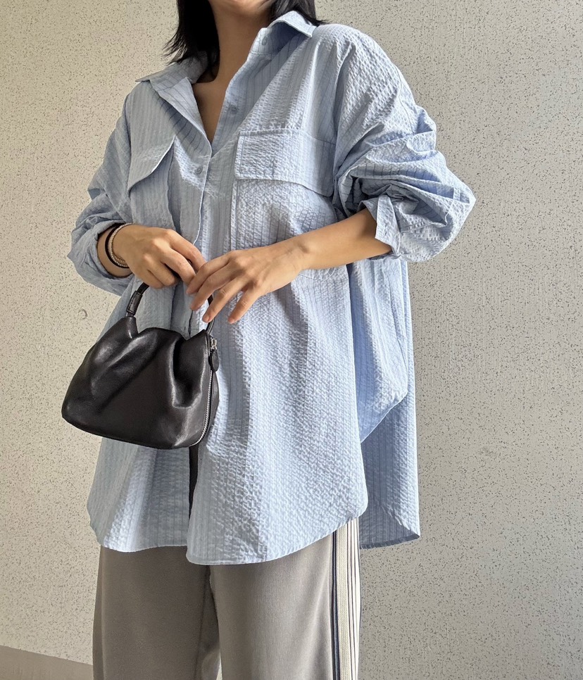 I BLLE東大門㊣實拍女裝新品25秋冬時尚推薦熱賣襯衫蕾絲衫I BLLE襯衫/蕾絲衫