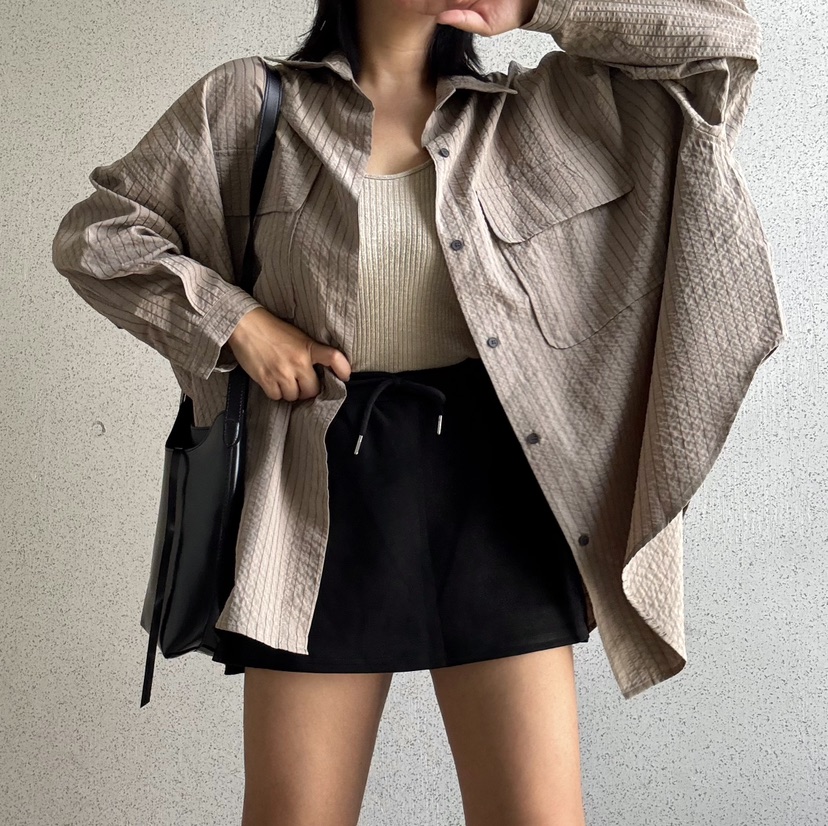 I BLLE東大門㊣實拍女裝新品25秋冬時尚推薦熱賣襯衫蕾絲衫I BLLE襯衫/蕾絲衫