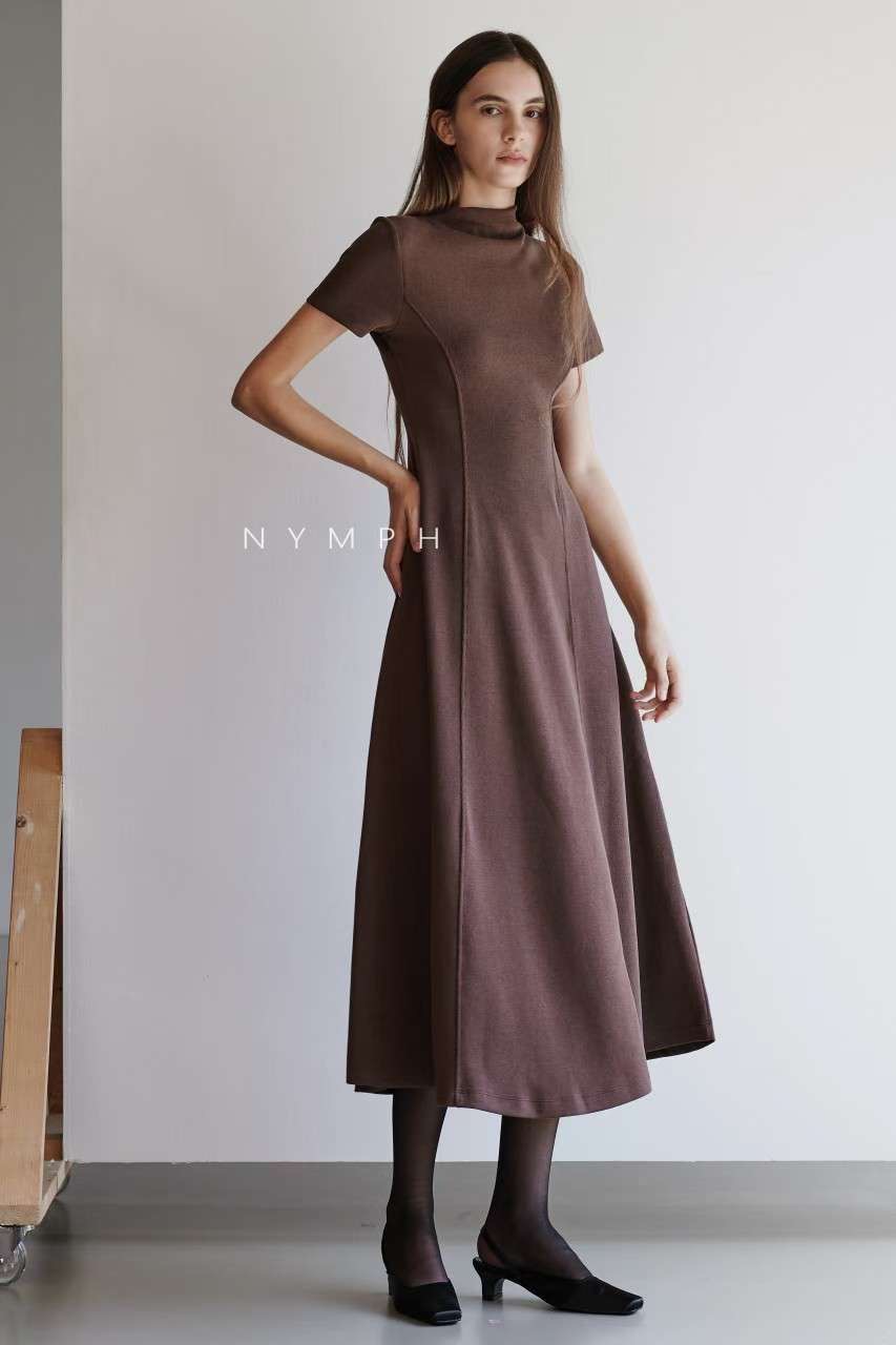 NYMPH東大門㊣實拍女裝新品熱賣真品職業休閑人氣25秋冬連衣裙NYMPH連衣裙
