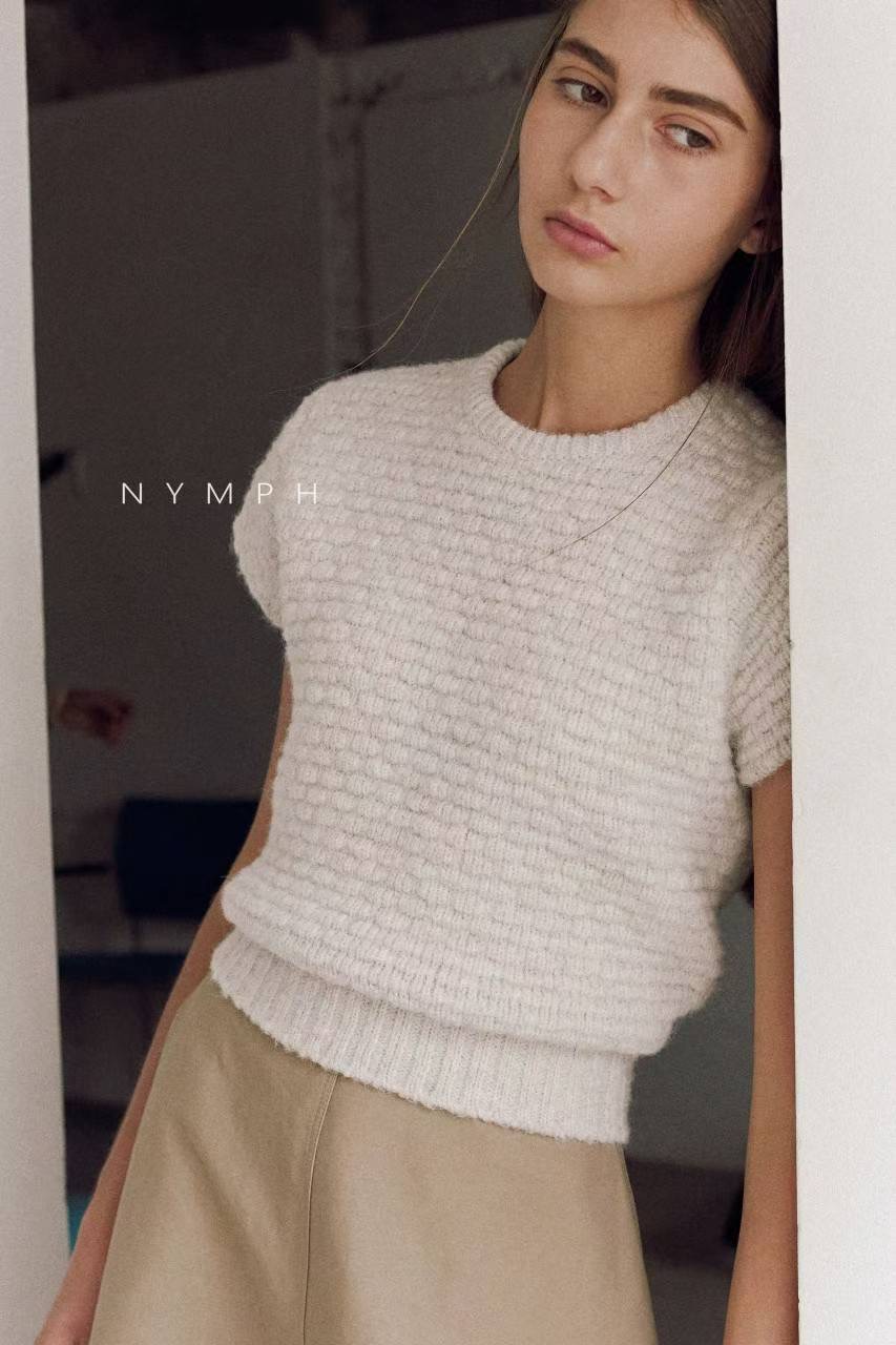 NYMPH韓國直郵㊣女裝新品25秋冬推薦人氣休閑熱賣職業針織衫NYMPH針織衫