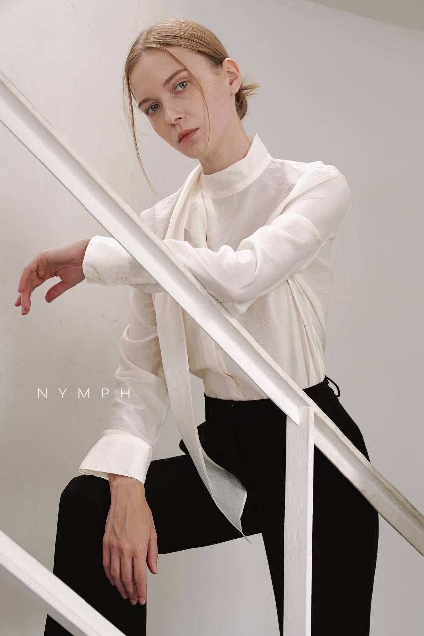 NYMPH東大門㊣直郵女裝新款人氣熱賣25秋冬推薦職業襯衫蕾絲衫NYMPH襯衫/蕾絲衫