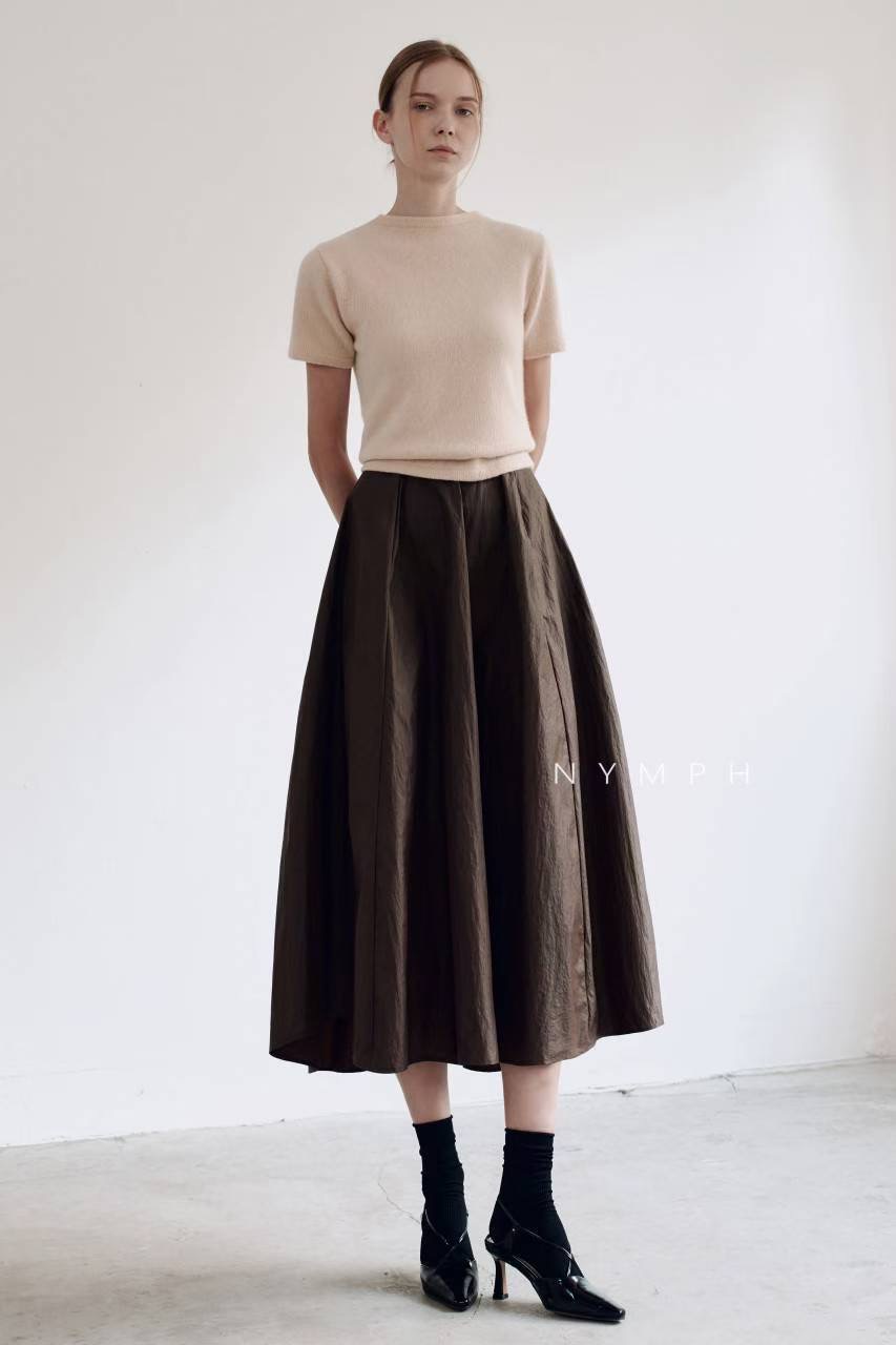 NYMPH東大門㊣代購女裝新品時尚真品人氣熱賣休閑推薦職業長裙NYMPH長裙
