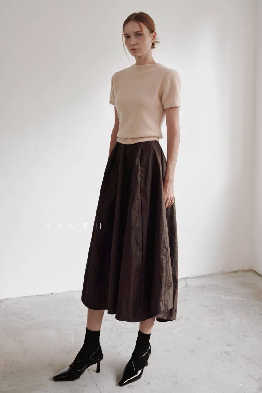 NYMPH東大門㊣代購女裝新品時尚真品人氣熱賣休閑推薦職業長裙NYMPH長裙