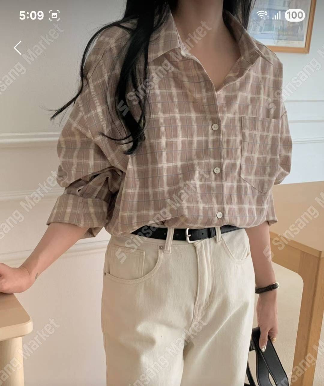 I_HOUR東大門㊣實拍女士新品人氣熱賣真品時尚職業襯衫蕾絲衫i hour襯衫/蕾絲衫