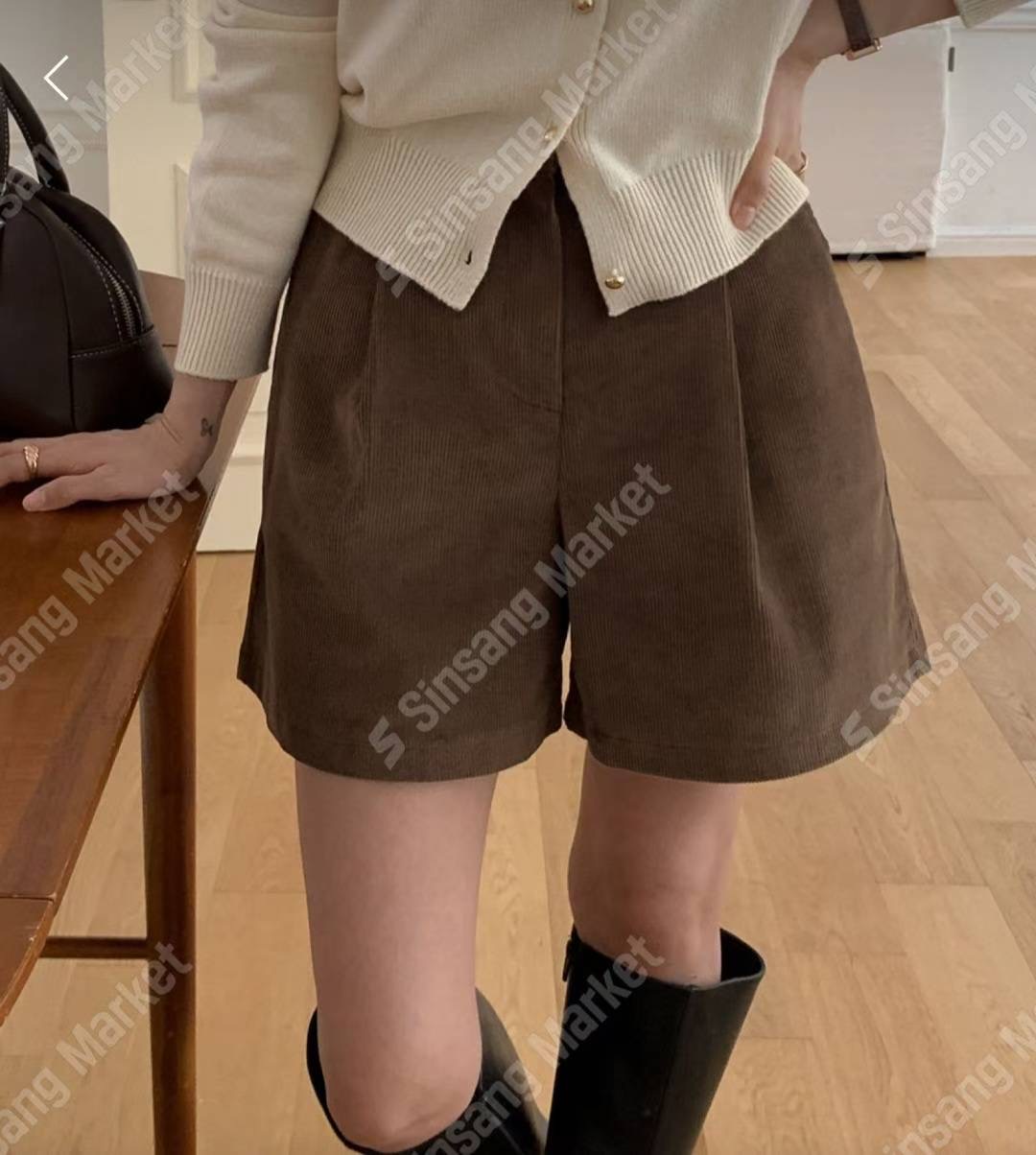 I_HOUR東大門㊣代購女裝新款真品25秋冬休閑推薦職業人氣短褲i hour短褲圖色3