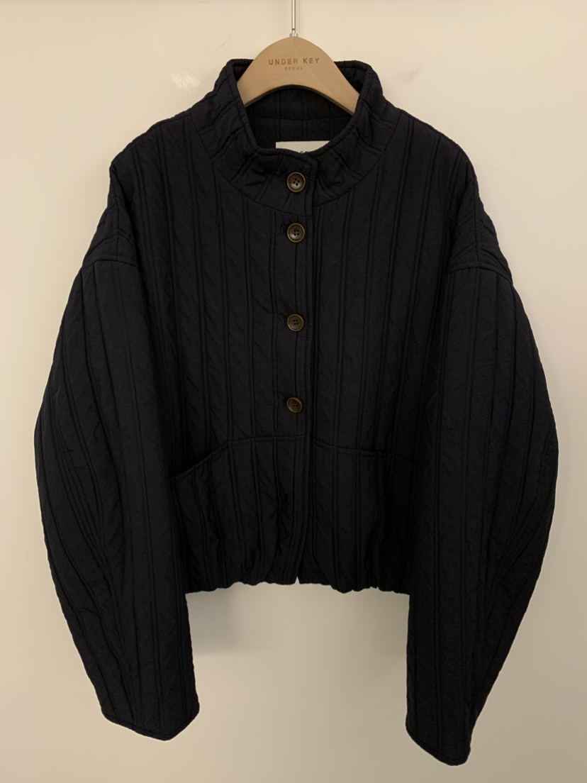 UNDER KEY東大門㊣直郵女士新品25秋冬熱賣職業夾克絎縫棉UNDER KEY夾克圖色3