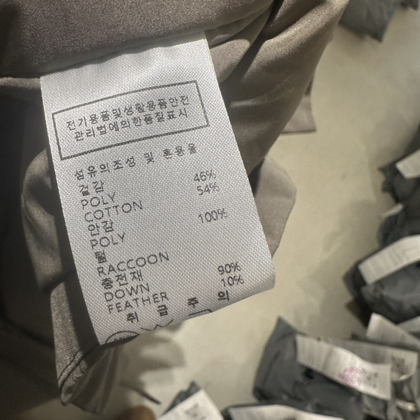 UNDER KEY東大門㊣實拍女裝新品人氣職業長款羽絨服浣熊絨UNDER KEY長款羽絨服