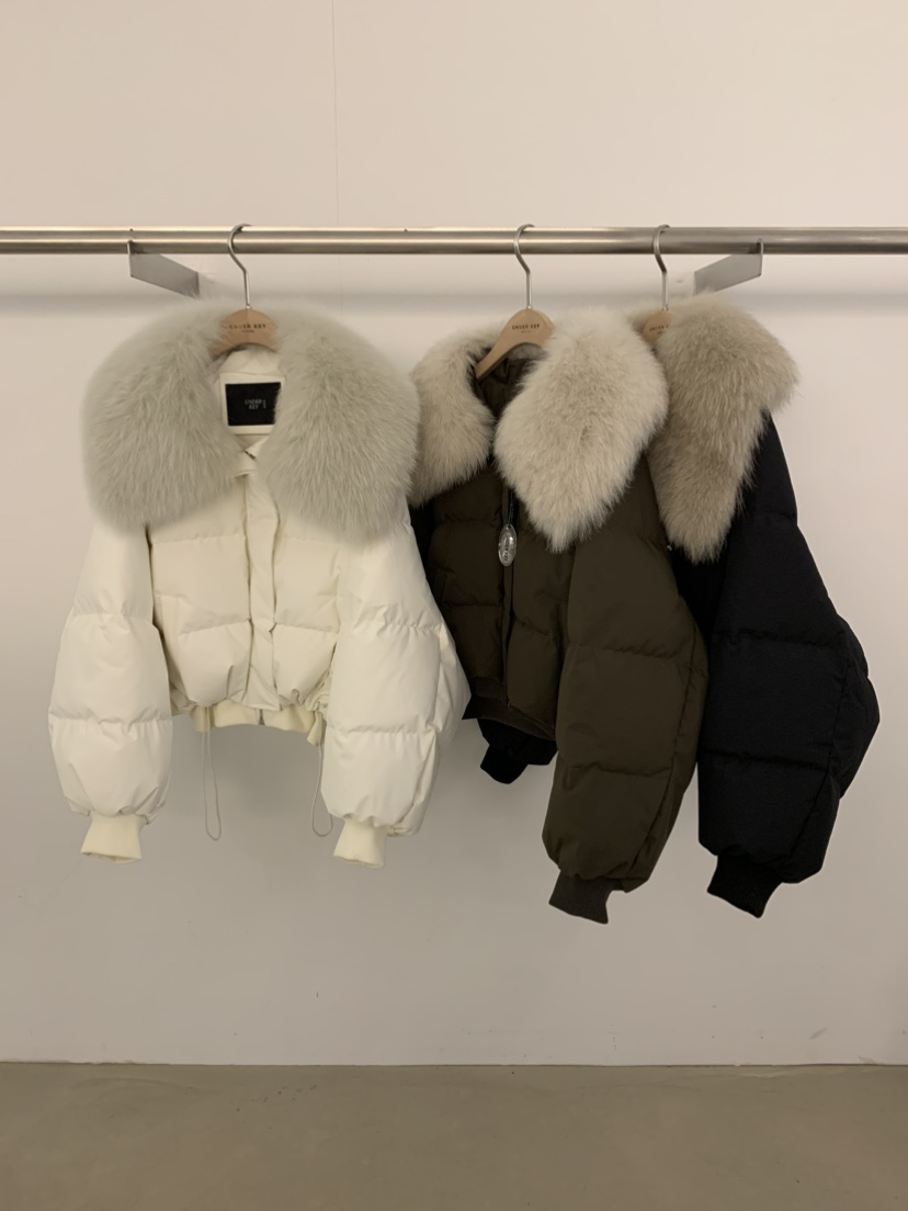 UNDER KEY韓國代購㊣女士新品人氣時尚熱賣休閑短款羽絨服UNDER KEY短款羽絨服