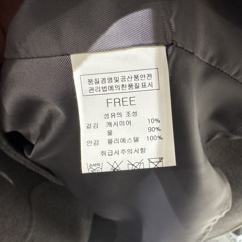 BLUEI-D東大門㊣代購女裝新品25秋冬熱賣職業人氣短款大衣Blue i-d短款大衣