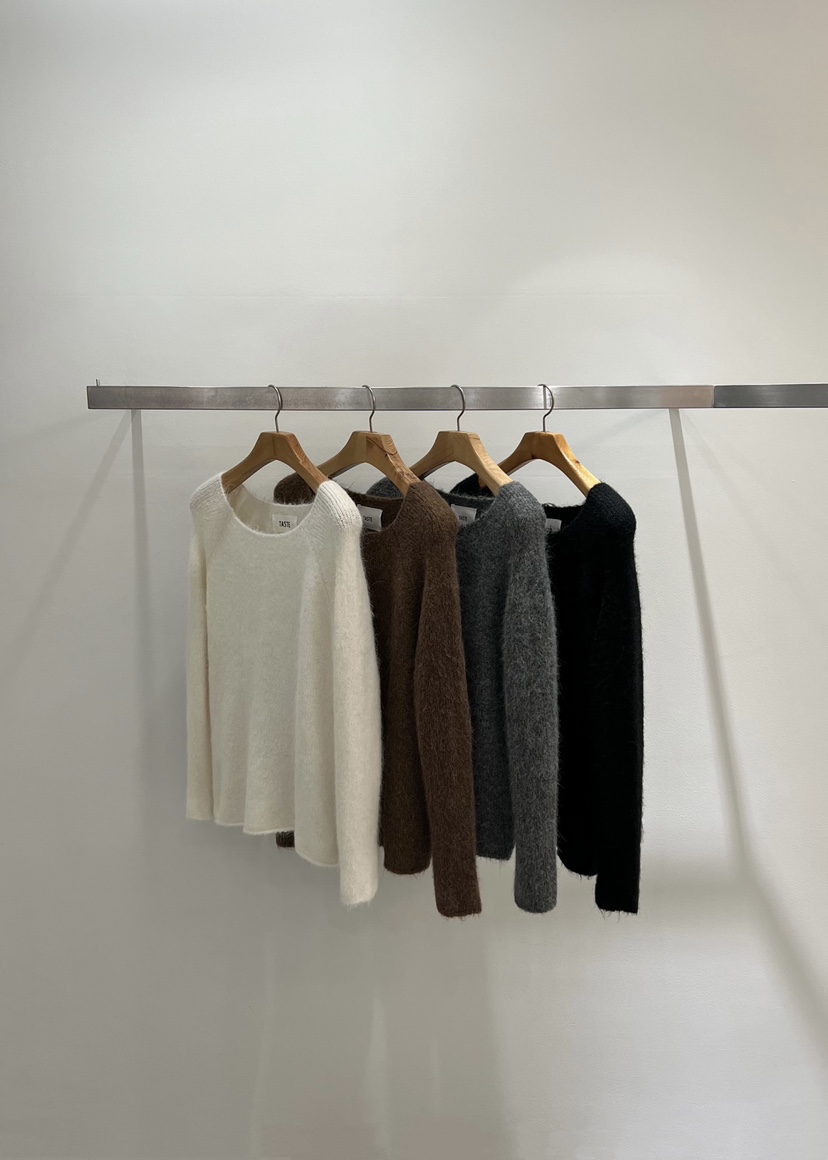 ONESTASTE韓國代購㊣女裝新品25秋冬熱賣時尚休閑推薦毛衣羊駝TASTE/ONESTASTE毛衣