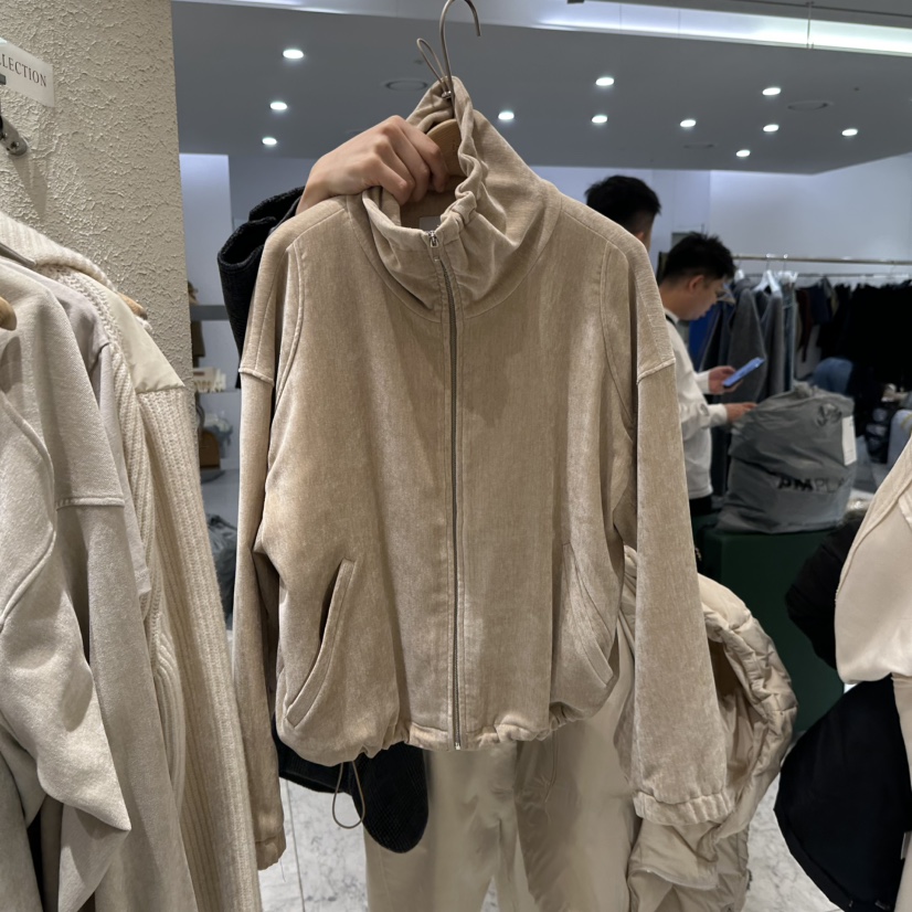 BLUEI-D東大門㊣實拍女裝新款25秋冬人氣熱賣時尚真品衛衣Blue i-d衛衣圖色3米色