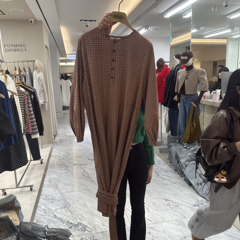 FORMING-P東大門㊣實拍女士新品休閑真品時尚職業連衣裙腰帶FORMING-P連衣裙圖色1