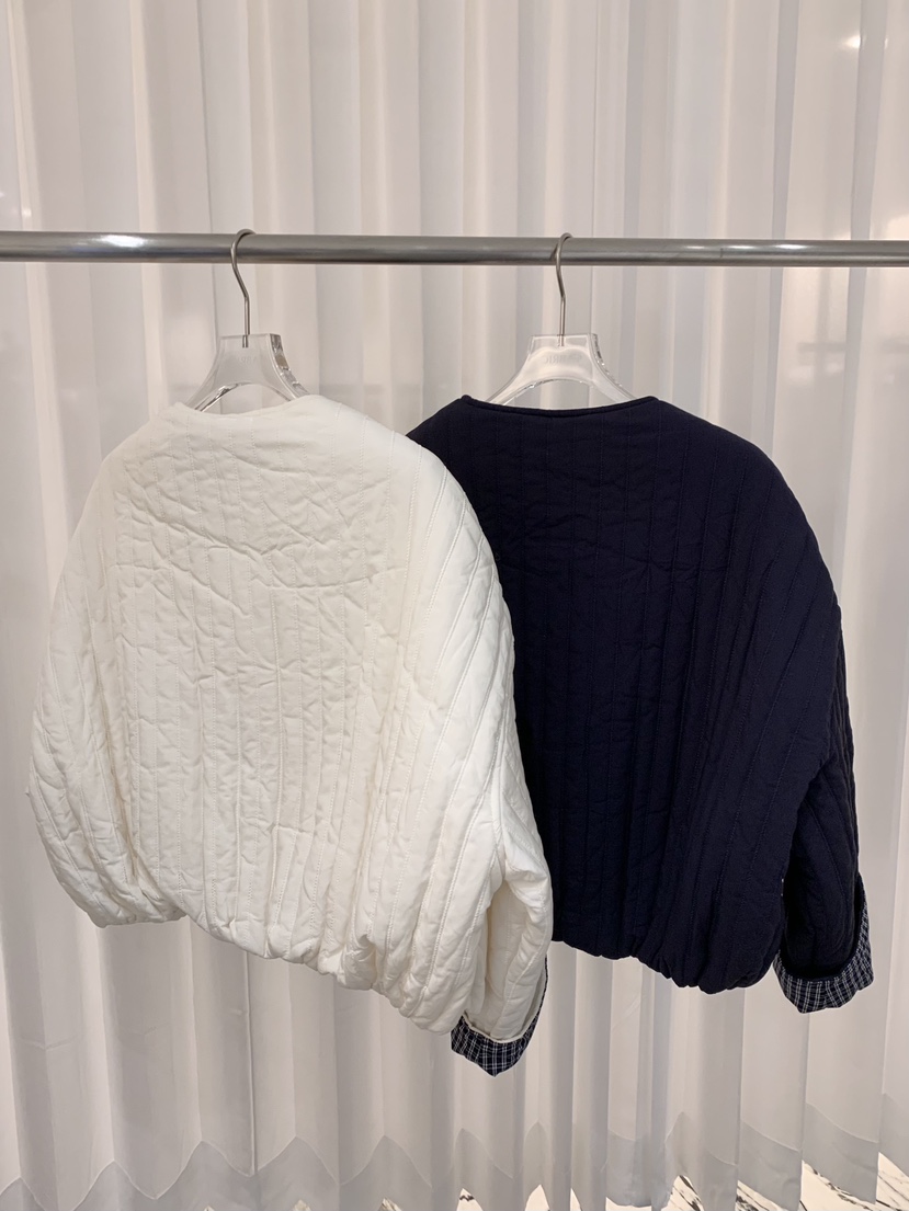 FABRIC韓國直郵㊣女裝新品休閑真品推薦人氣時尚25秋冬夾克條紋FABRIC夾克