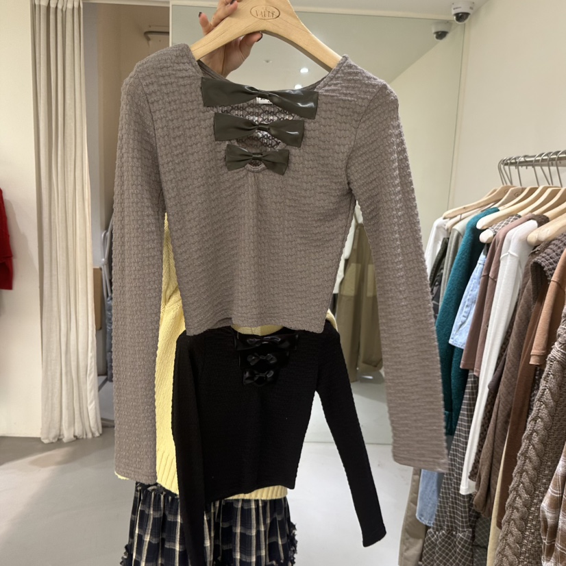 VAULT韓國代購㊣女裝新品真品職業人氣時尚熱賣休閑長袖T恤VAULT長袖T恤圖色3