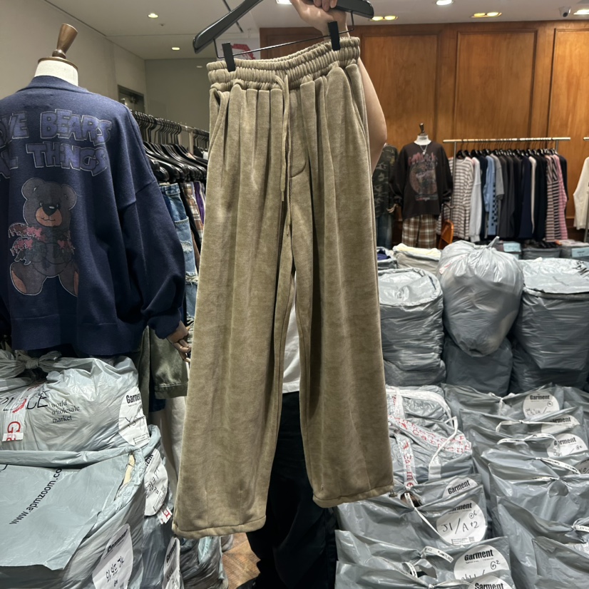 GARMENT-P韓國代購㊣女裝新品熱賣職業25秋冬時尚休閑休閑褲GARMENT休閑褲圖色2
