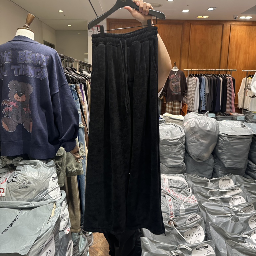GARMENT-P韓國代購㊣女裝新品熱賣職業25秋冬時尚休閑休閑褲GARMENT休閑褲圖色3