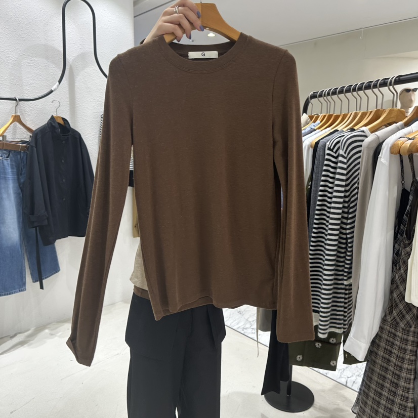 TREND SELLER/G東大門㊣代購女裝新款熱賣真品職業長袖T恤G/TREND SELLER長袖T恤圖色2