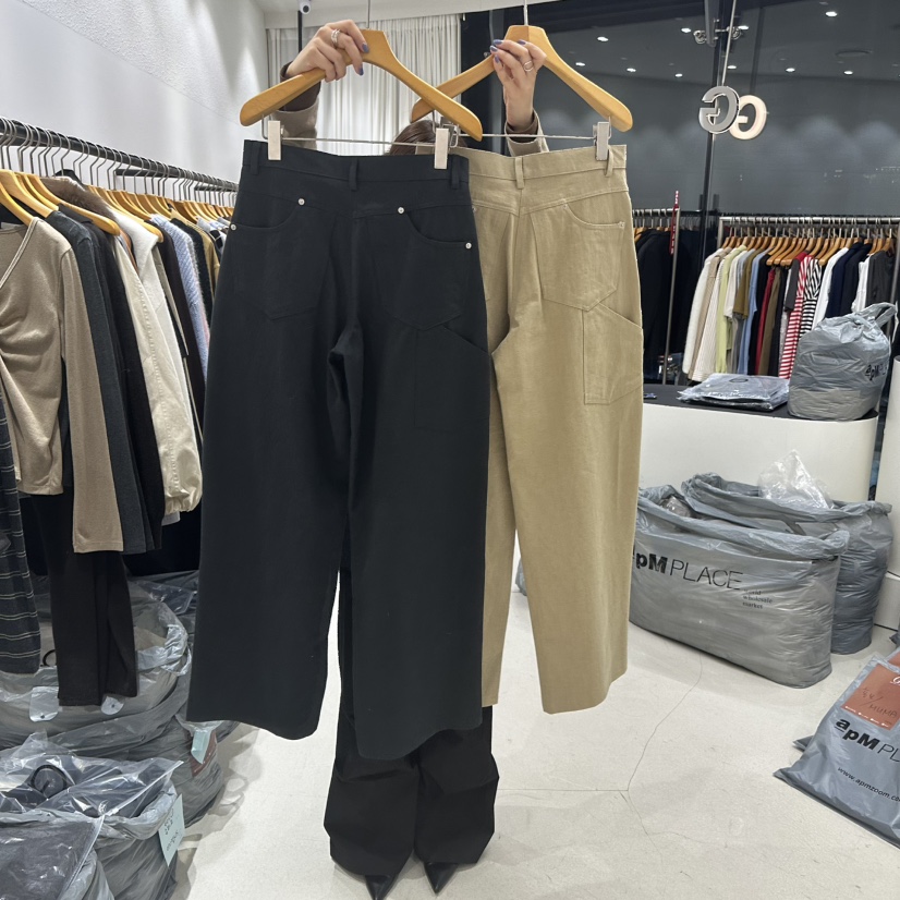 TREND SELLER/G韓國代購㊣女裝新款時尚職業休閑休閑褲棉G/TREND SELLER休閑褲