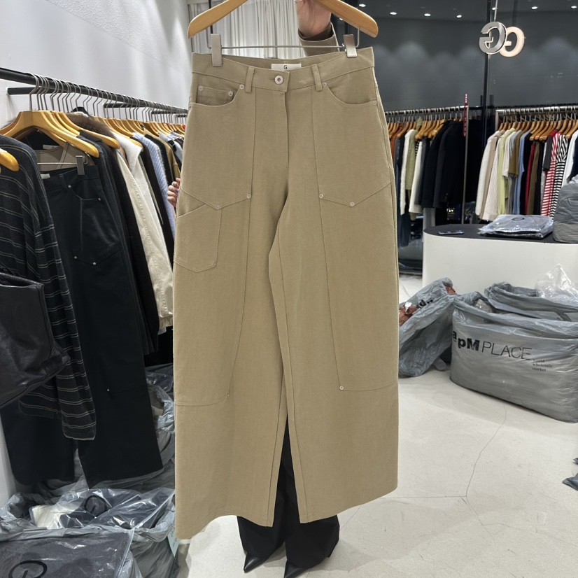 TREND SELLER/G韓國代購㊣女裝新款時尚職業休閑休閑褲棉G/TREND SELLER休閑褲