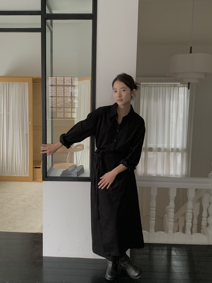 LONG PEAK韓國直郵㊣女士新品職業真品25秋冬推薦人氣連衣裙LONG PEAK連衣裙