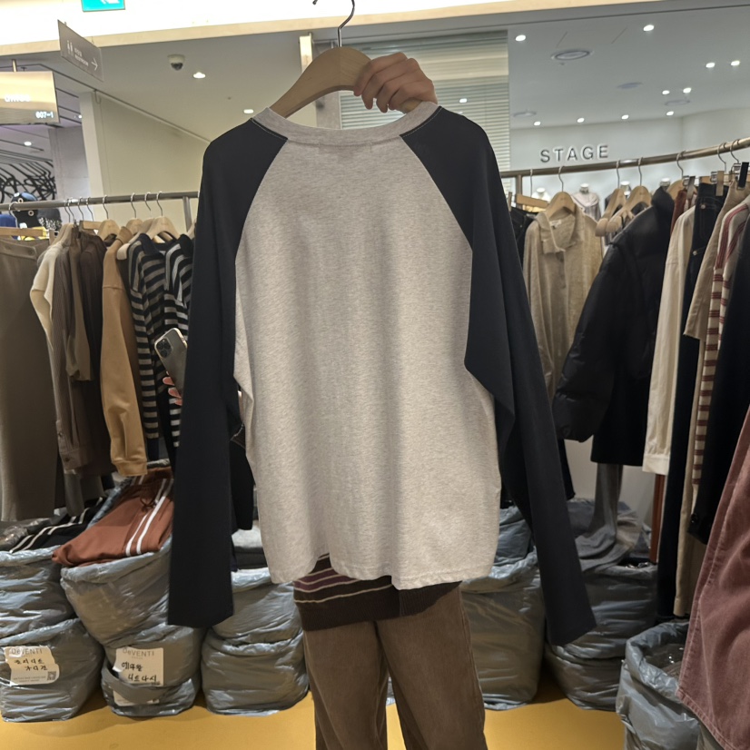 DE VENTI東大門㊣實拍女士新品時尚職業推薦25秋冬長袖T恤DE VENTI長袖T恤