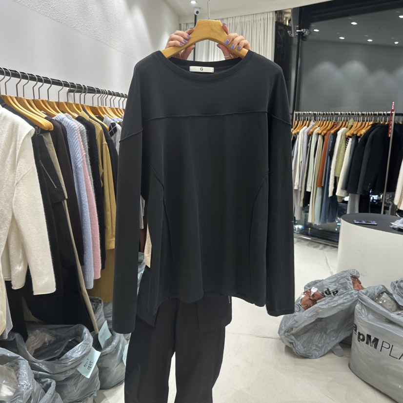 TREND SELLER/G韓國直郵㊣女士新款人氣真品職業推薦長袖T恤G/TREND SELLER長袖T恤圖色3