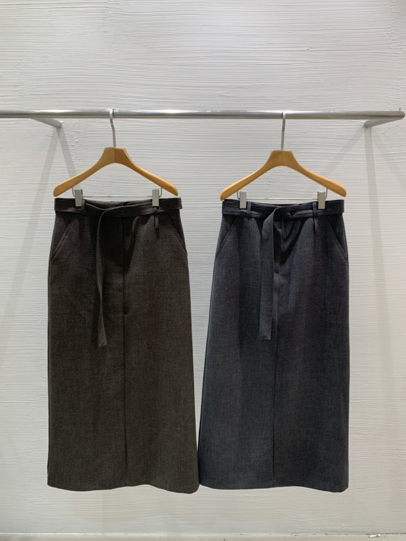 LUCY SALON東大門㊣代購女裝新品25秋冬推薦人氣長裙含腰帶LUCY SALON長裙