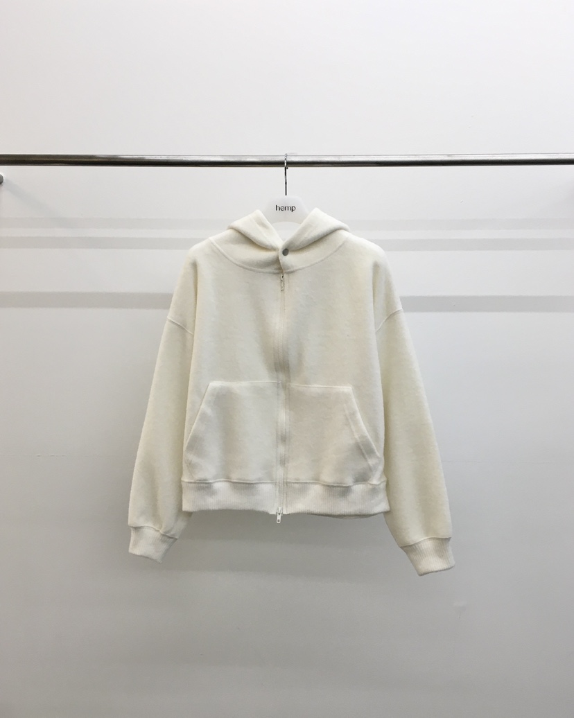 HEMP-P東大門㊣代購女裝新品休閑職業25秋冬人氣夾克兜帽紐扣hemp夾克