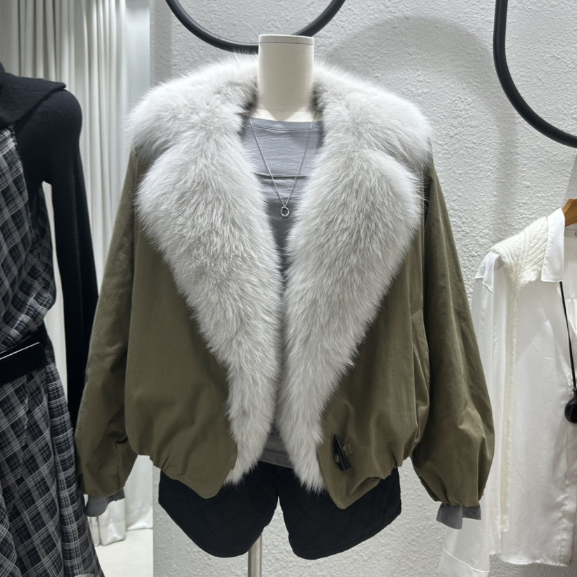 TREND SELLER/G東大門㊣代購女裝新款職業真品夾克狐貍鵝絨G/TREND SELLER夾克