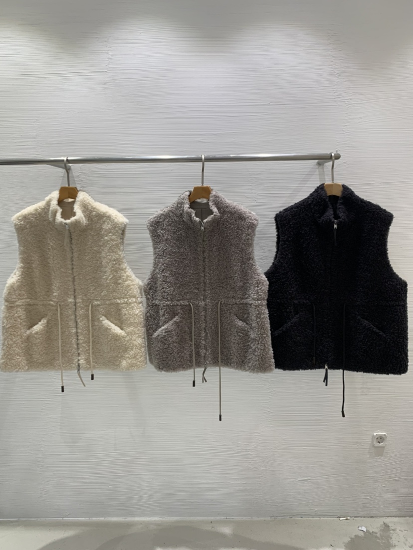 LUCY SALON東大門㊣直郵女士新品25秋冬休閑人氣職業馬甲羊毛LUCY SALON馬甲