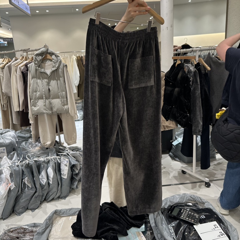 BLUEI-D東大門㊣直郵女士新品熱賣時尚25秋冬職業休閑休閑褲Blue i-d休閑褲