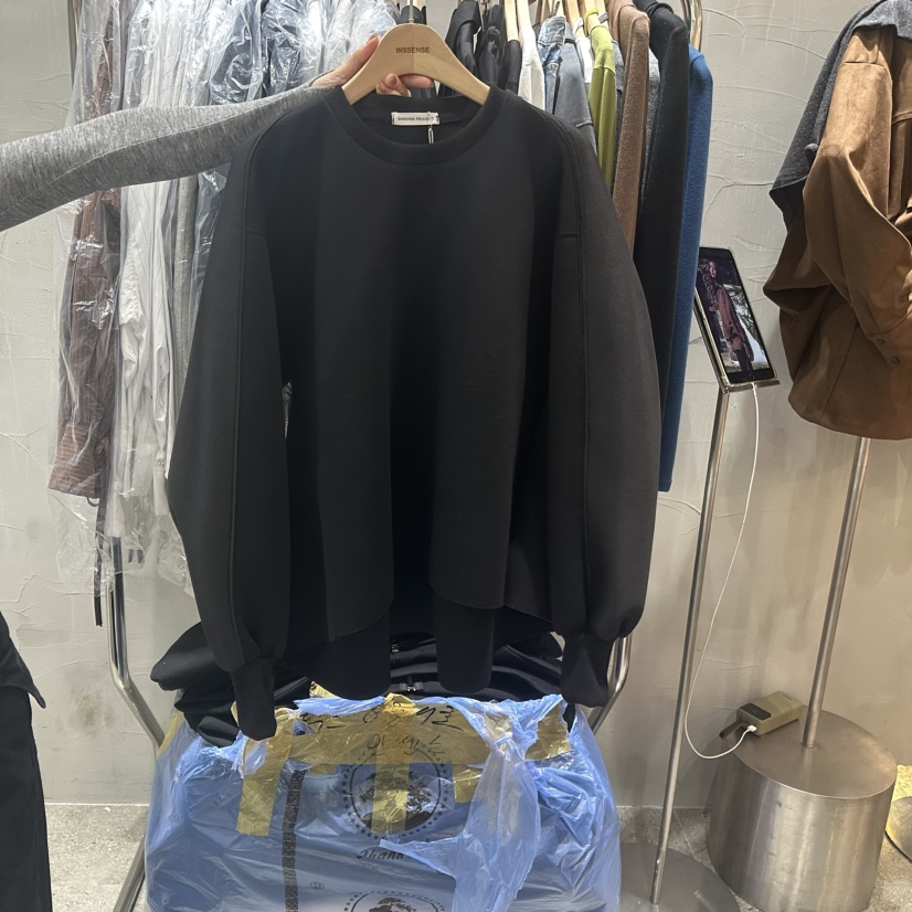 INSSENSE-A韓國直郵㊣女裝新品25秋冬推薦人氣真品熱賣衛衣INSSENSE-A衛衣圖色2
