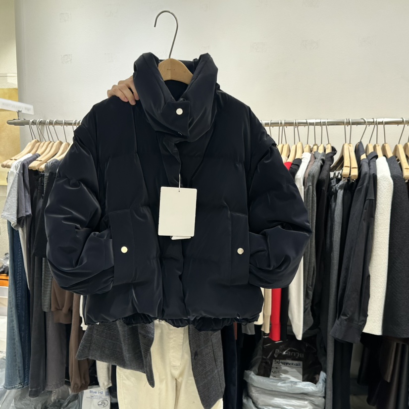 BLUEI-D韓國直郵㊣女裝新品推薦休閑人氣時尚真品短款羽絨服Blue i-d短款羽絨服圖色2