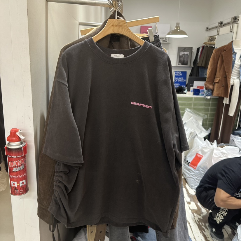 ABBEYLEE韓國直郵㊣女士新款人氣時尚職業推薦25秋冬真品T恤ABBEYLEET恤圖色3