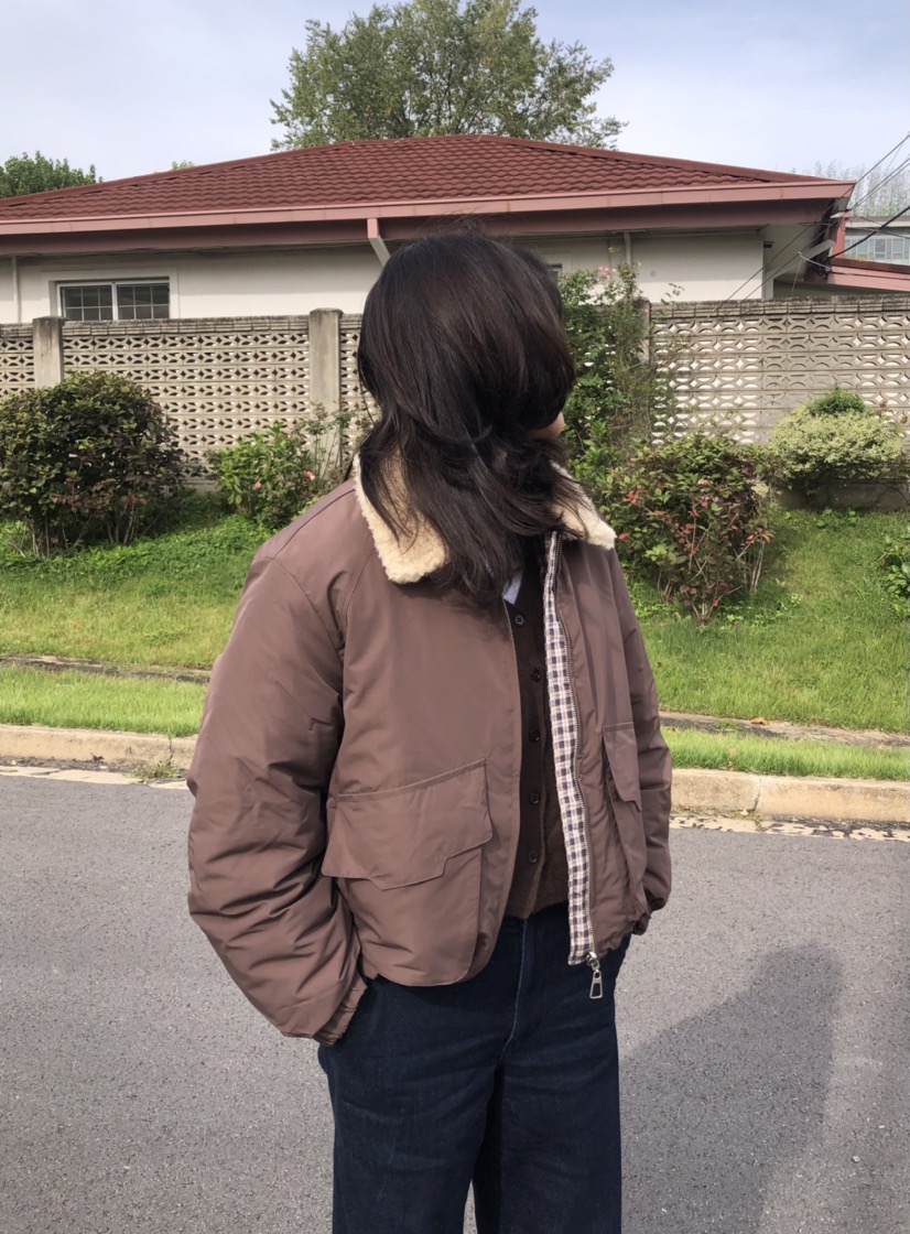 GLAD SOME韓國直郵㊣女士新品休閑25秋冬短款羽絨服里外穿羊毛GLAD SOME短款羽絨服