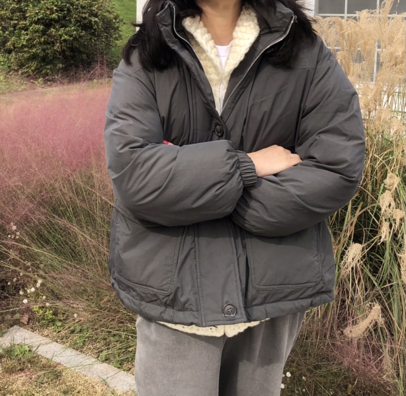 GLAD SOME韓國代購㊣女裝新品熱賣人氣推薦真品休閑短款棉服GLAD SOME短款棉服