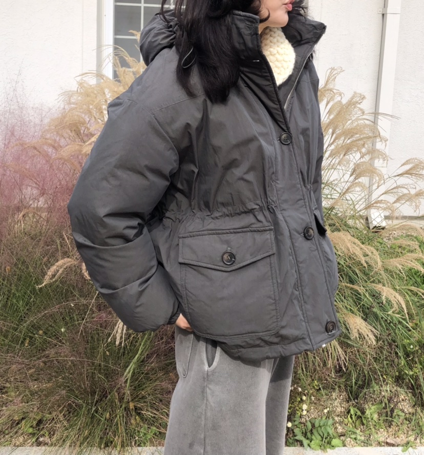 GLAD SOME韓國代購㊣女裝新品熱賣人氣推薦真品休閑短款棉服GLAD SOME短款棉服