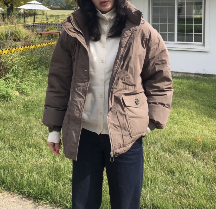 GLAD SOME韓國代購㊣女裝新品熱賣人氣推薦真品休閑短款棉服GLAD SOME短款棉服