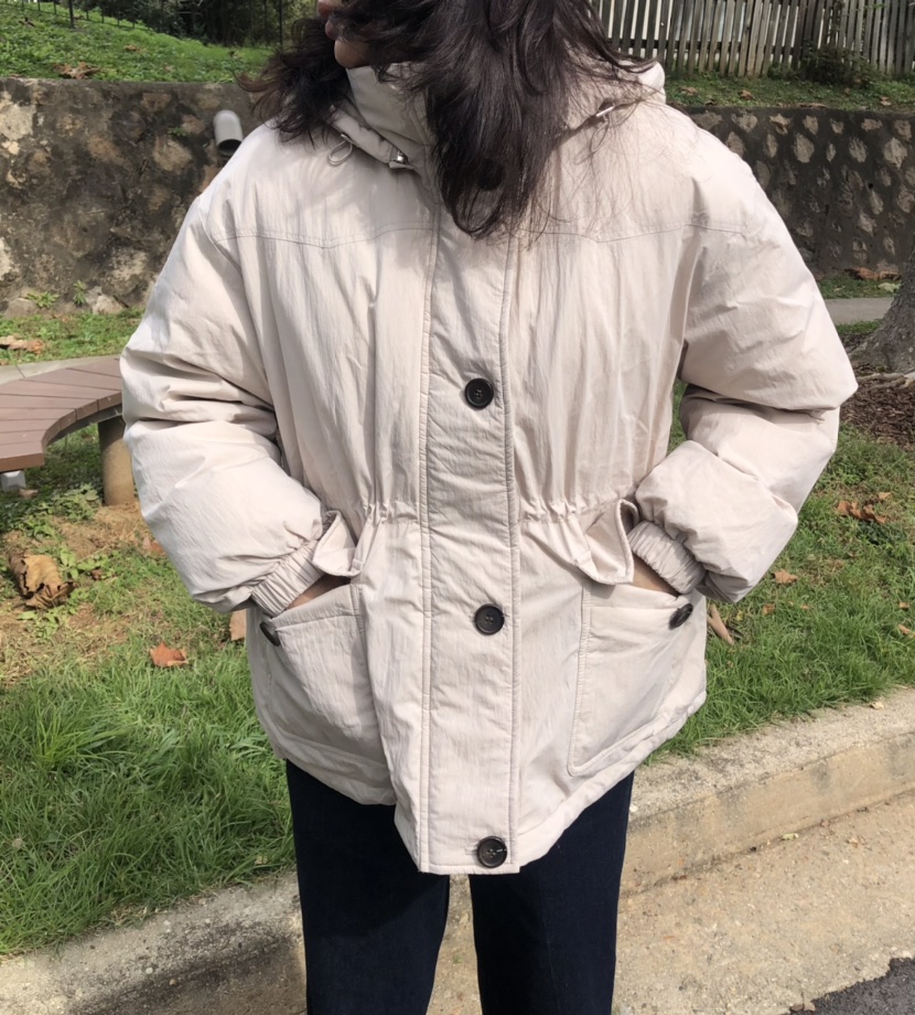 GLAD SOME韓國代購㊣女裝新品熱賣人氣推薦真品休閑短款棉服GLAD SOME短款棉服