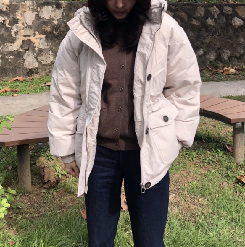 GLAD SOME韓國代購㊣女裝新品熱賣人氣推薦真品休閑短款棉服GLAD SOME短款棉服