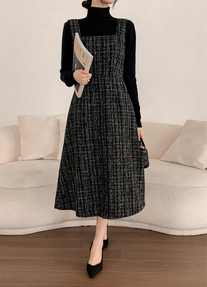 FRILL-T東大門㊣直郵女士新款熱賣推薦25秋冬連衣裙不含內搭FRILL-T連衣裙