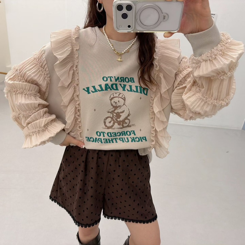 LOVABLE韓國代購㊣女裝新款人氣時尚職業熱賣推薦休閑25秋冬衛衣LOVABLE衛衣