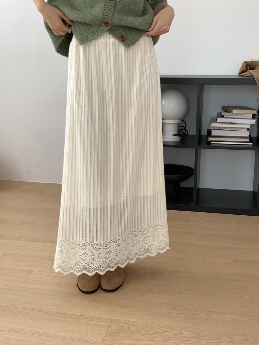 FRILL-T韓國直郵㊣女裝新款熱賣休閑25秋冬推薦職業時尚長裙FRILL-T長裙