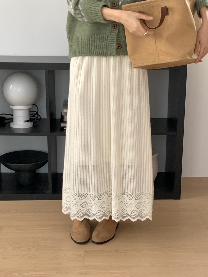 FRILL-T韓國直郵㊣女裝新款熱賣休閑25秋冬推薦職業時尚長裙FRILL-T長裙