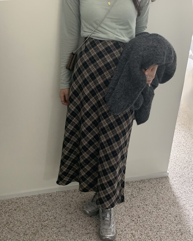 FRILL-T東大門㊣實拍女士新品真品25秋冬熱賣人氣時尚長裙FRILL-T長裙