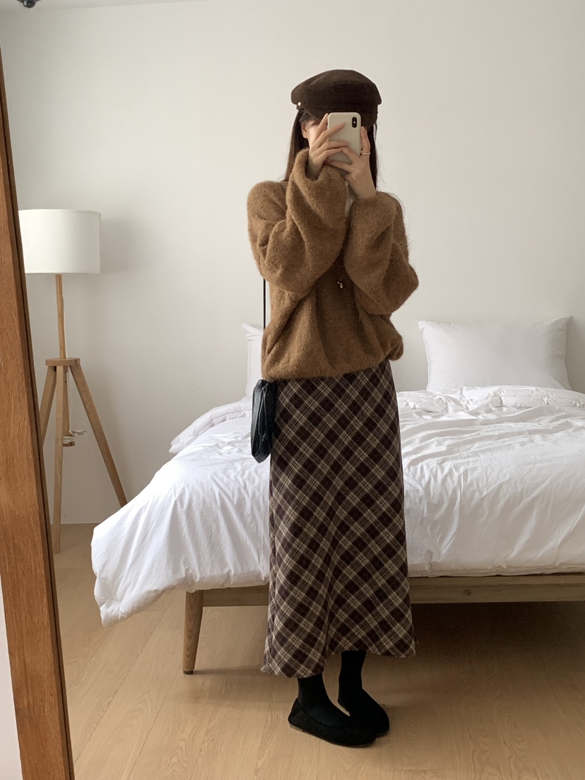 FRILL-T東大門㊣實拍女士新品真品25秋冬熱賣人氣時尚長裙FRILL-T長裙